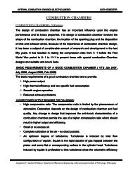 COMBUSTION CHAMBERS - National Institute of Technology