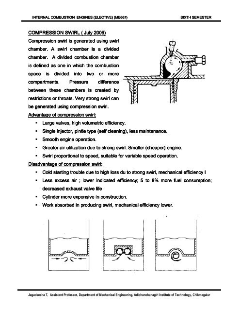 COMBUSTION CHAMBERS - National Institute of Technology