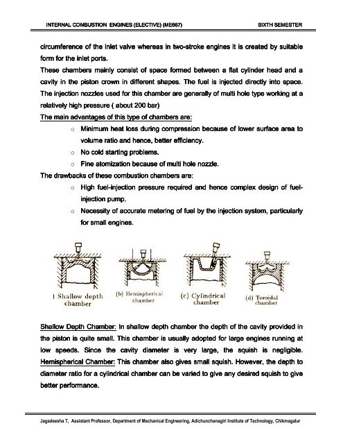 COMBUSTION CHAMBERS - National Institute of Technology