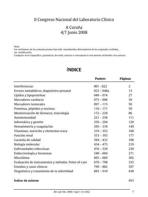 resÃºmenes de ponencias - AsociaciÃ³n EspaÃ±ola de BiopatologÃ­a ...