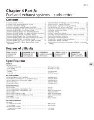 Fuel and exhaust systems - carburettor - Ford Euro FAQ