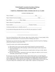 Parental Permission Form and Release of All Claims - Okaloosa ...