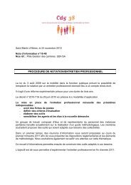 ProcÃ©dure de notation entretien professionnel - CDG38