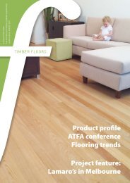 Timber Flooring - The Australian Timber Flooring Association