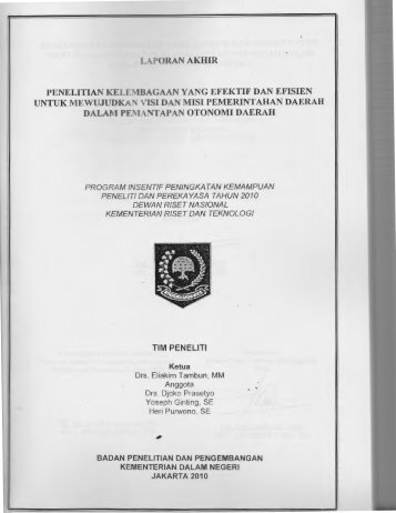 Klik Disini - KM Ristek - Kementerian Riset dan Teknologi