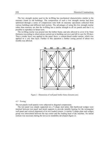 The use of FRP in the strengthening of timber-reinforced masonry ...