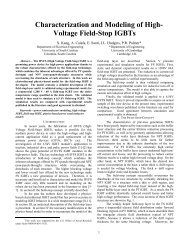 Characterization and Modeling of High- Voltage Field-Stop IGBTs