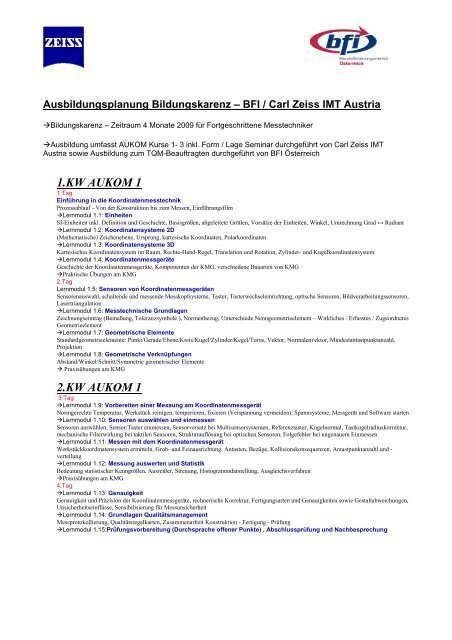 1.kw aukom 1 2.kw aukom 1 - Carl Zeiss