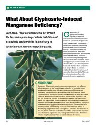 What About Glyphosate-Induced Manganese Deficiency? - AgWeb