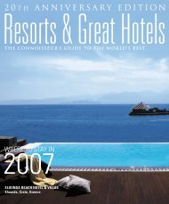 resorts great hotels2007 - Elounda Beach Hotel