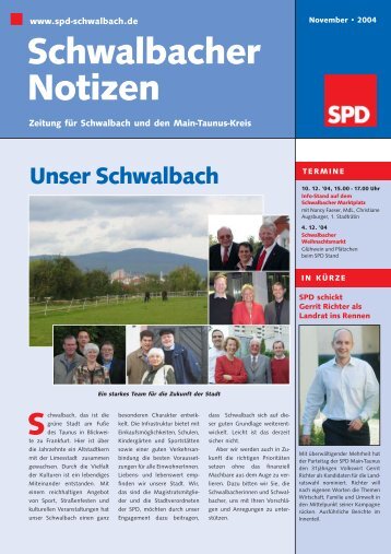 Schwalbacher Notizen - SPD Main-Taunus