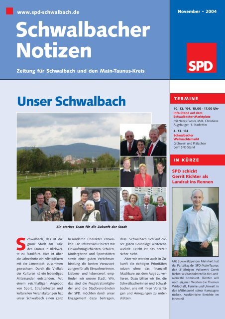 Schwalbacher Notizen - SPD Main-Taunus