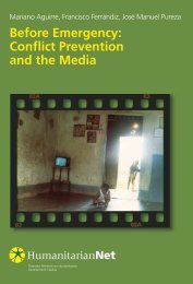 Conflict Prevention and the Media - HumanitarianNet - Universidad ...
