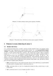 2 PohybovÃ© rovnice diskrÃ©tnych sÃºstav I.