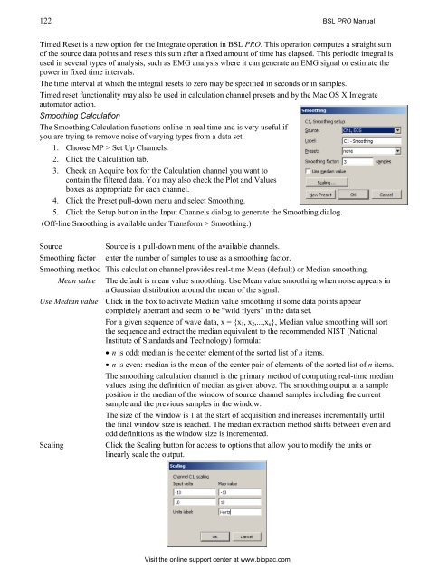 BSL PRO 4 Manual - Biopac