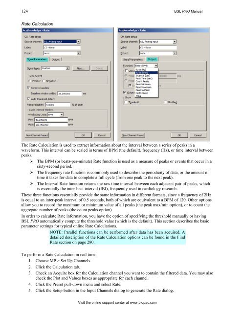 BSL PRO 4 Manual - Biopac