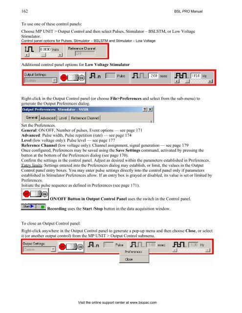 BSL PRO 4 Manual - Biopac