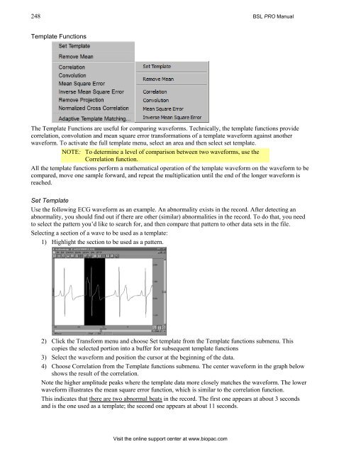 BSL PRO 4 Manual - Biopac