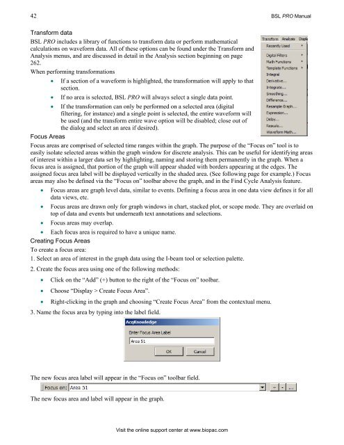 BSL PRO 4 Manual - Biopac