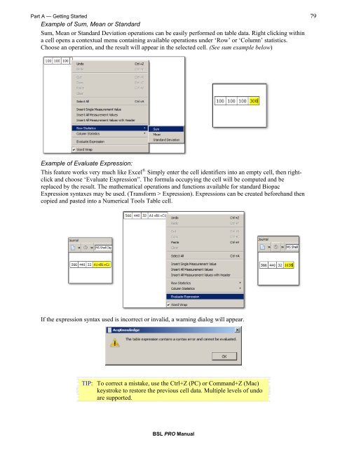 BSL PRO 4 Manual - Biopac