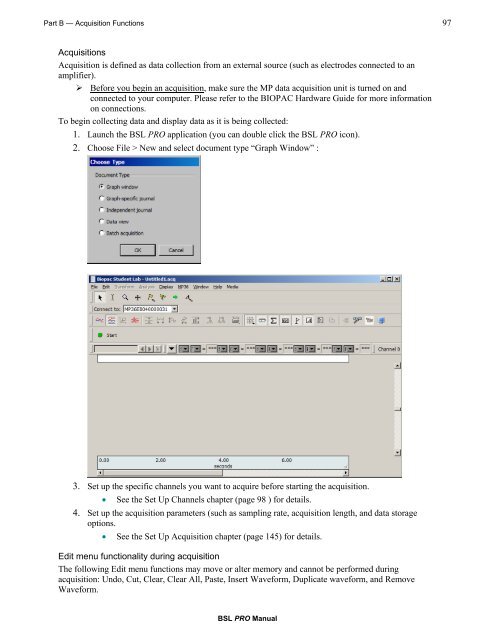 BSL PRO 4 Manual - Biopac