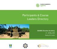 Participants & Course Leaders Directory - Eurochambres Academy