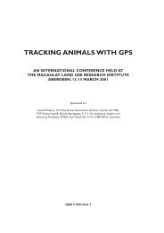 Tracking animals with GPS - Natural Resource Analysis Center