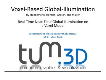 Voxel-Based Global-Illumination