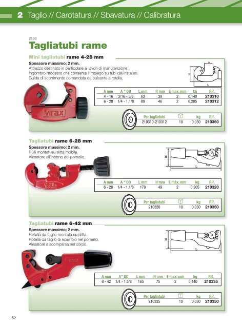 Catalogo VIRAX on-line