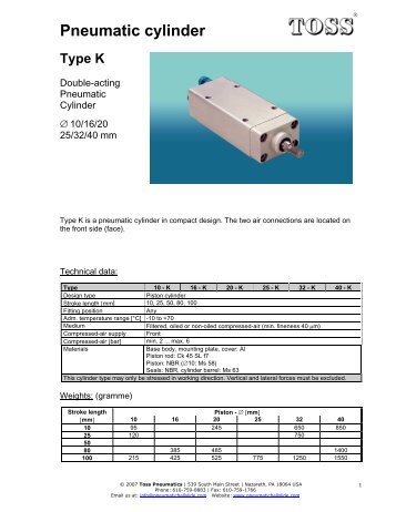 1411 Type K Double-Acting Linear Ball Slide