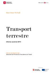 Informe sectorial: Transport terrestre - Barcelona Treball