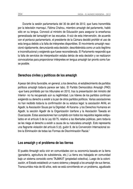 El Mundo IndÃ­gena 2013.pdf - Fondo Indigena