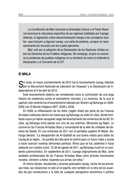 El Mundo IndÃ­gena 2013.pdf - Fondo Indigena