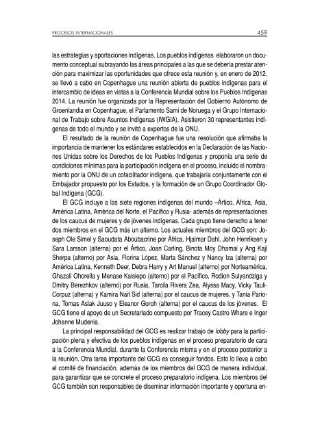 El Mundo IndÃ­gena 2013.pdf - Fondo Indigena