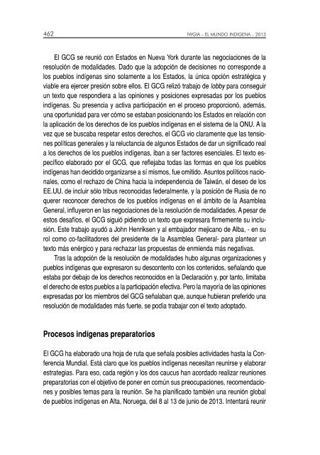 El Mundo IndÃ­gena 2013.pdf - Fondo Indigena