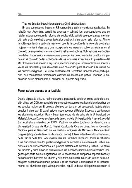 El Mundo IndÃ­gena 2013.pdf - Fondo Indigena