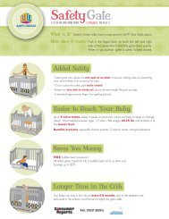 Easier to Reach Your Baby - Baby's Dream Furniture