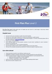 First Plan Plus Level 2 - Vhi