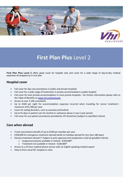 First Plan Plus Level 2 - Vhi