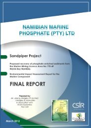 Cover Summary - Enviro Dynamics Namibia