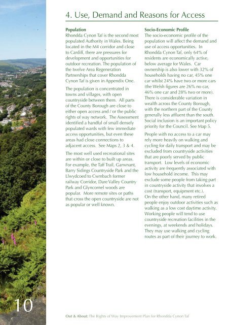 The Rights of Way Improvement Plan for RCT - Rhondda Cynon Taf