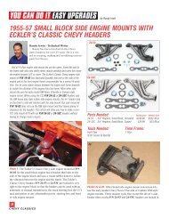 1955-57 small block side engine mounts with eckler's classic chevy ...