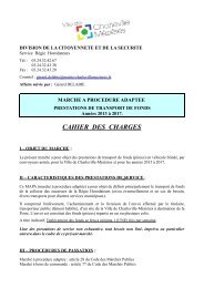 cahier des charges - Ville de Charleville-MÃ©ziÃ¨res