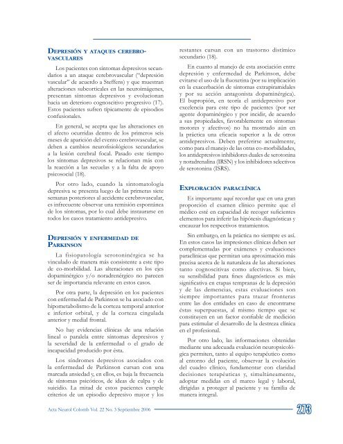 Demencia y depresiÃ³n - AsociaciÃ³n Colombiana de NeurologÃ­a