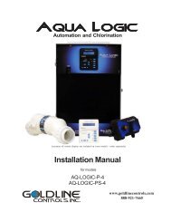Aqualogic P4 Install Manual - INYOPools.com