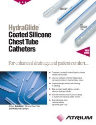 HydraGlide Silicone 003317D - Atrium Medical Corporation