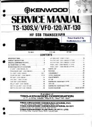 Kenwood TS-130 Service manual - RadioManual.eu