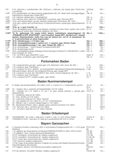 46. Auktion Einzel.vp - Dr. Reinhard Fischer Briefmarken Auktions