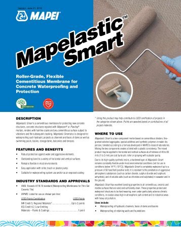 Mapelastic Smart Mapelastic Smart - Specialtyproducts.net