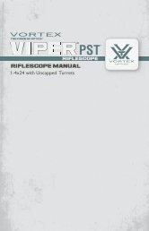 Viper PST Riflescope Manual - Vortex Canada
